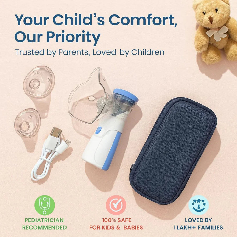 New powerful, Fast Relief from Cold, Cough,  Mesh Nebulizer for Adults And Kids
