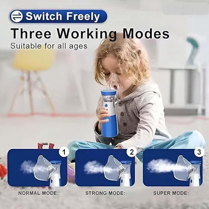 New powerful, Fast Relief from Cold, Cough,  Mesh Nebulizer for Adults And Kids