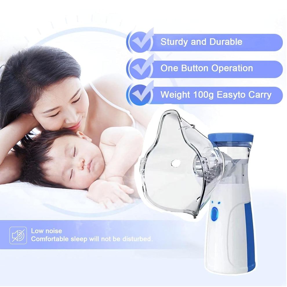 New powerful, Fast Relief from Cold, Cough,  Mesh Nebulizer for Adults And Kids