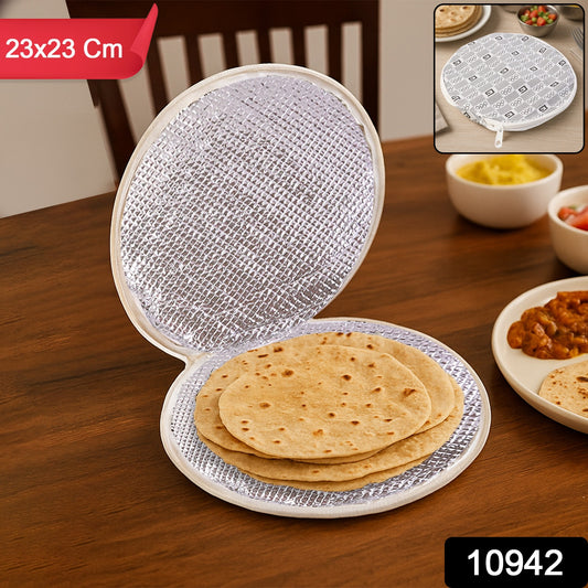 Insulated Roti Cover, Chapati warmer with zipper, Set of 3 and 4