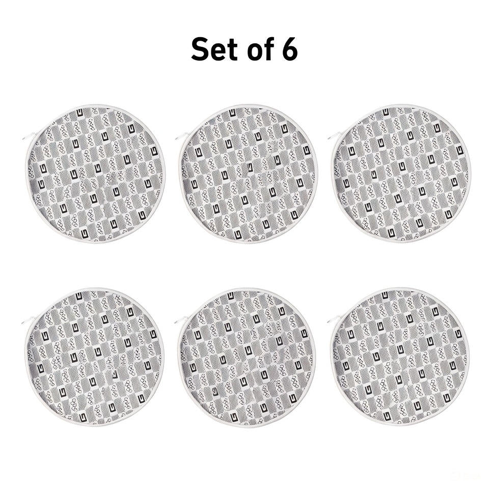 Insulated Roti Cover, Chapati warmer with zipper, Set of 3 and 4