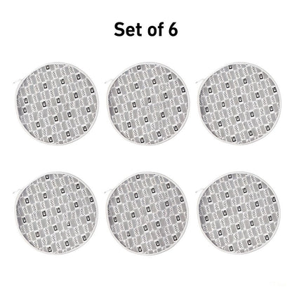 Insulated Roti Cover, Chapati warmer with zipper, Set of 3 and 4