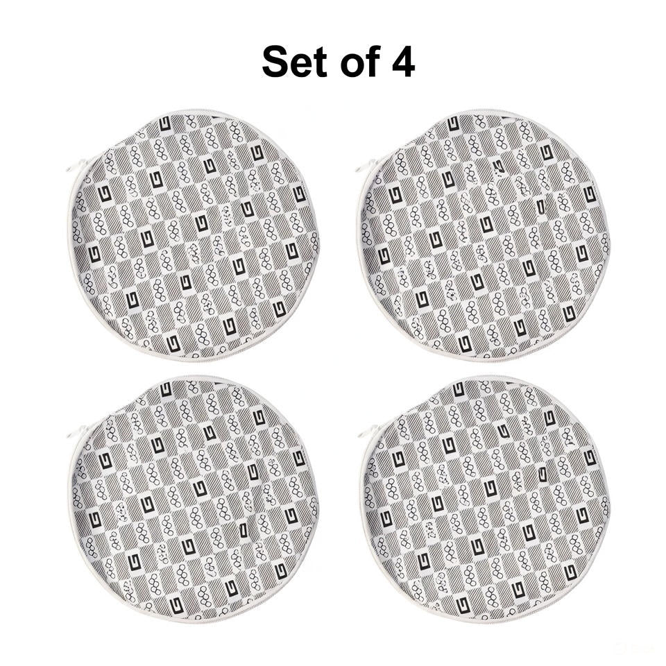 Insulated Roti Cover, Chapati warmer with zipper, Set of 3 and 4