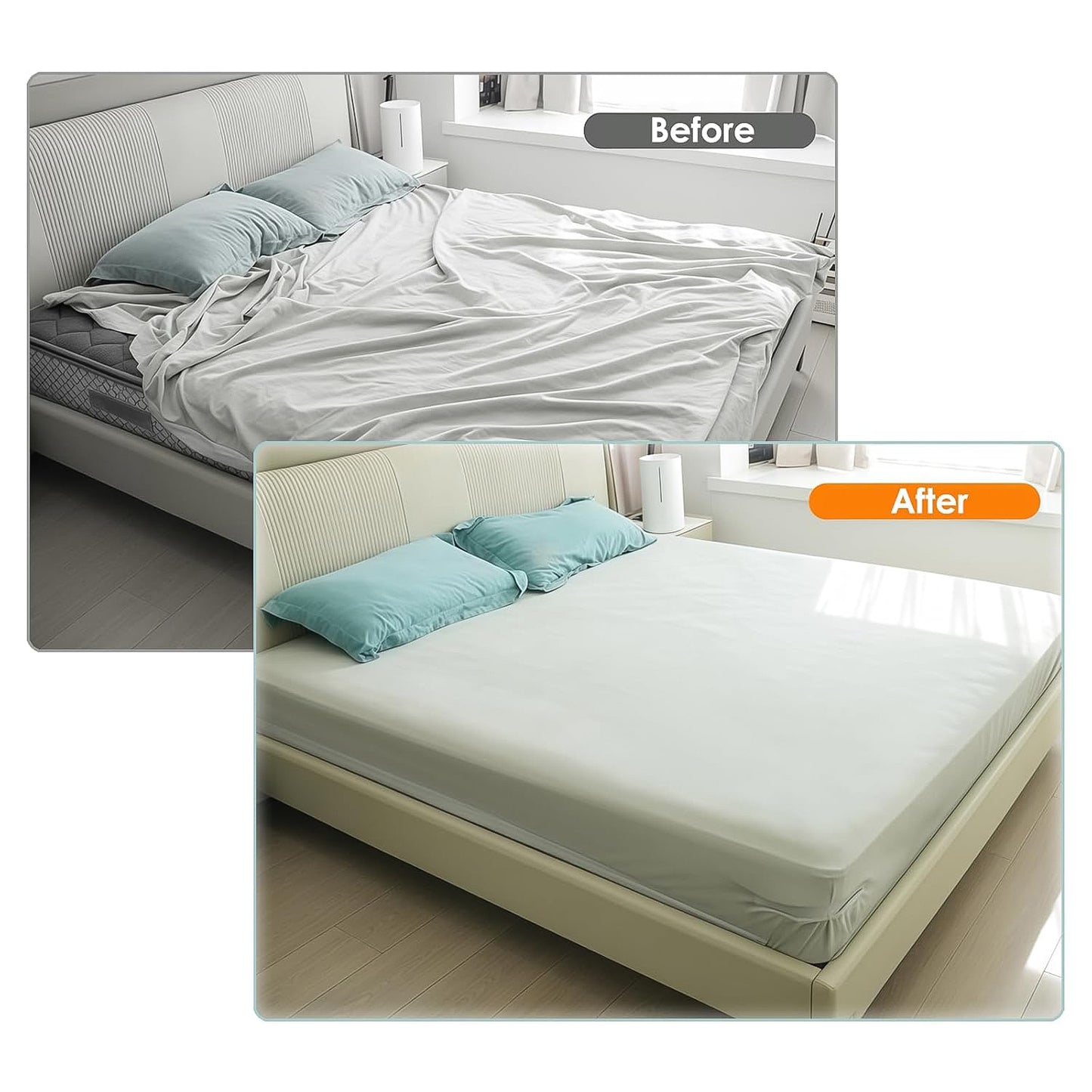 High Quality Plastic Bed Sheet Holders For Mattress (4 Pc Set)