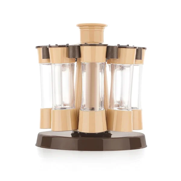 360 Revolving Spice Rack for Kitchen, Dining Table, 8 Spice jars - Image 5
