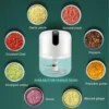 Wireless Rechargeable Mini Electric Garlic Chopper 3 Blades (250Ml) - Image 4