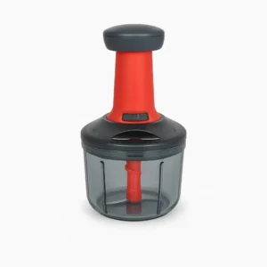 Hand Press Chopper with 3 Blades for Easy Vegetable & Fruit Chopping