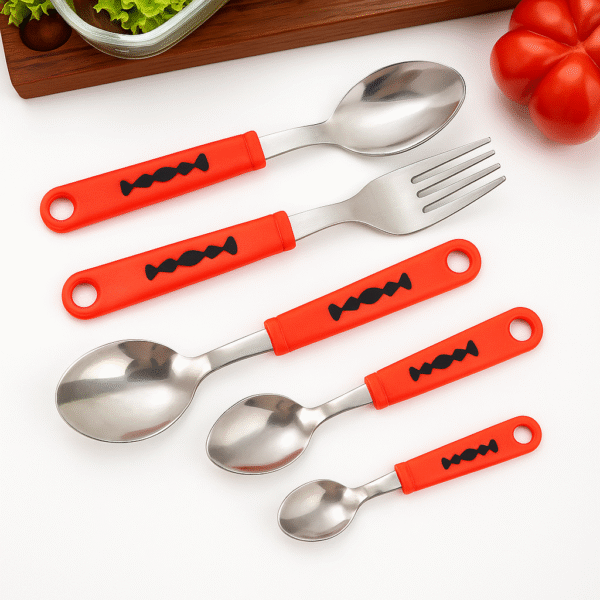 Classic Cutlery Set Stainless Steel 24-Piece Set With Stand - Image 3