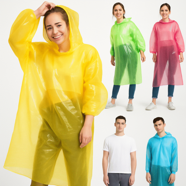 Pocket Size 3 Raincard for Men and Women | Raincoat Card for Travel, Outdoor - Image 3